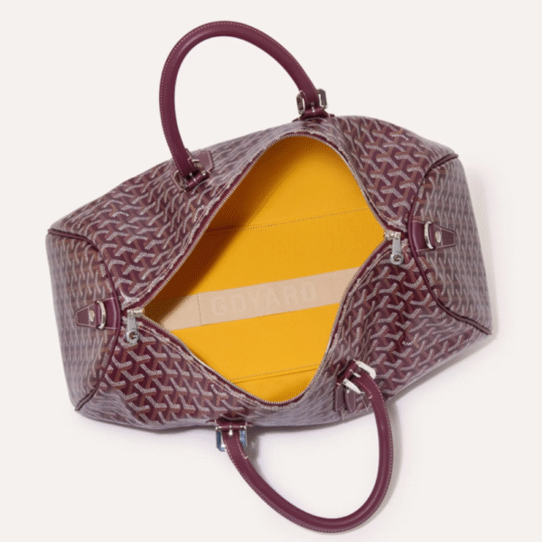 Goyard Sac de Voyage Boston 50 Bordeaux – Image 4